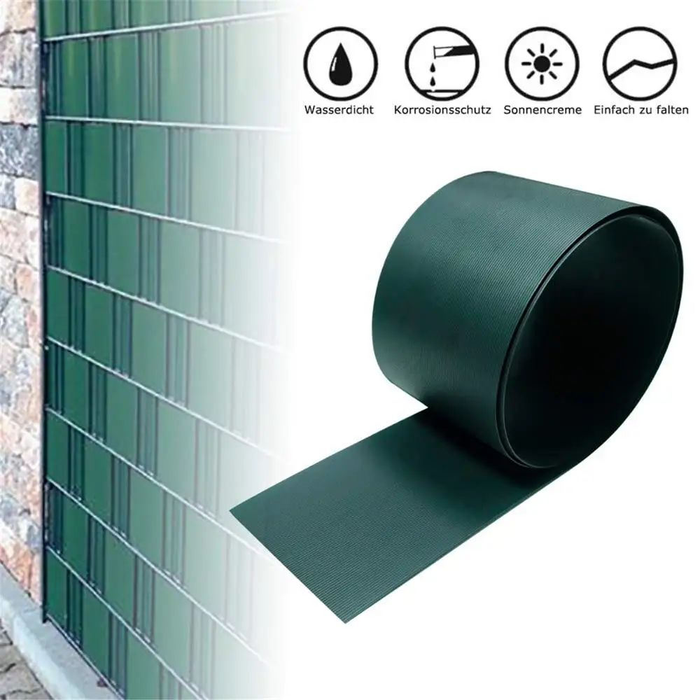 Easy to Install Privacy Protection Anti-UV Hard PVC Strip Fence Privacy Protection/Anthrazit Sichtschutzstreifen Gartenzaun