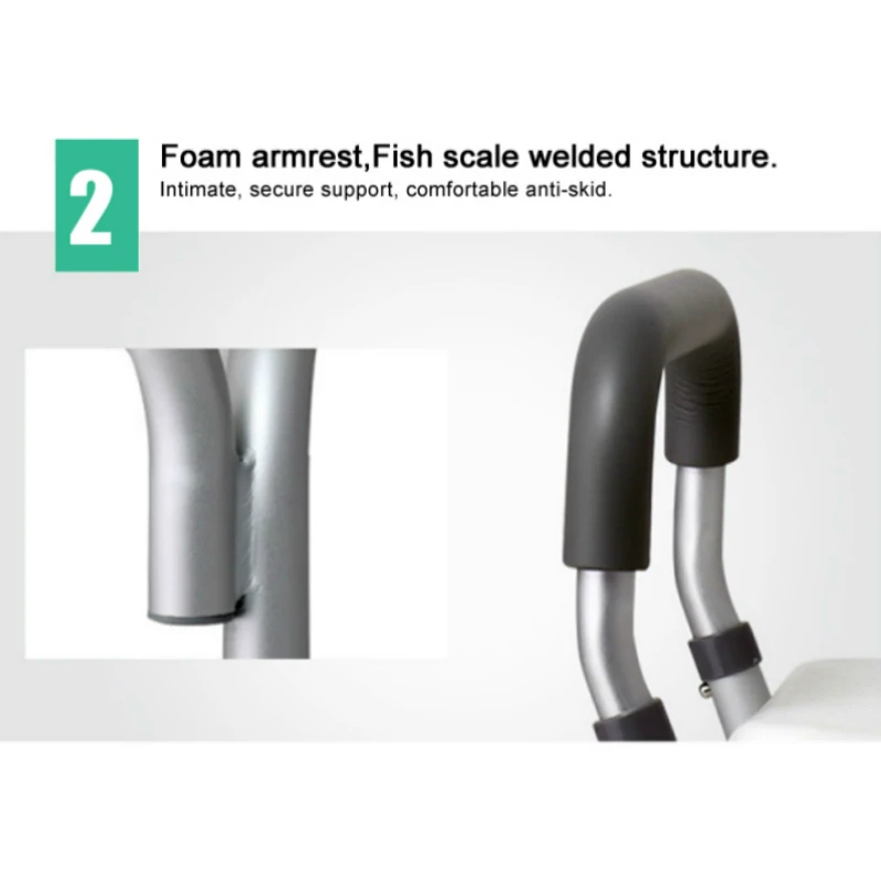 Elderly shower chair bath seat with aluminum chair bath shower