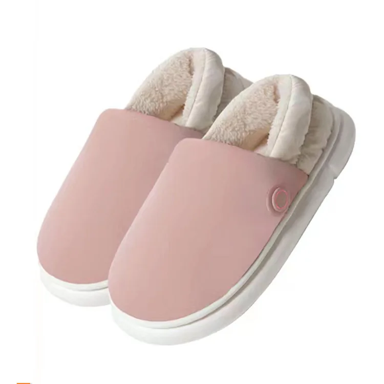 New Electrically Heated Cotton Slippers For Man And Women Smart Foot Warmers For The Office And Home