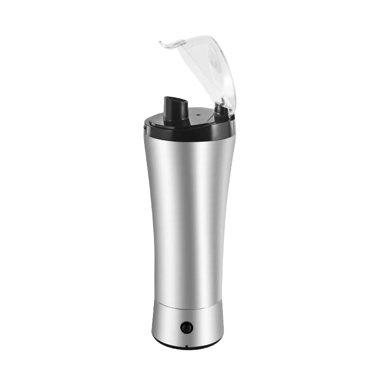 New Design 400ml 14oz Electric Wide Mouth Vacuum Flasks Water Bottles Portable Insulated Stainless Steel Protein Shakers Bottles
