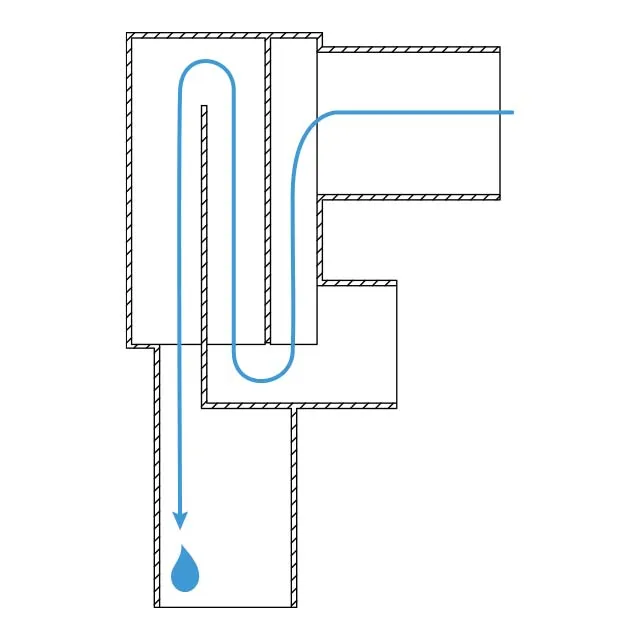 Hot Selling Italy Brand Bathroom Accessories Polished Washing Machine Drain Made Of Polypropylene For Sale