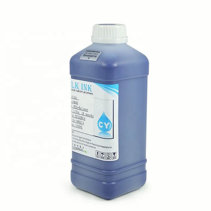  Суперцветные эко-сольвентные чернила Encre Ecosolvent L1800 для струйного принтера Epson L1300 DX5 1390