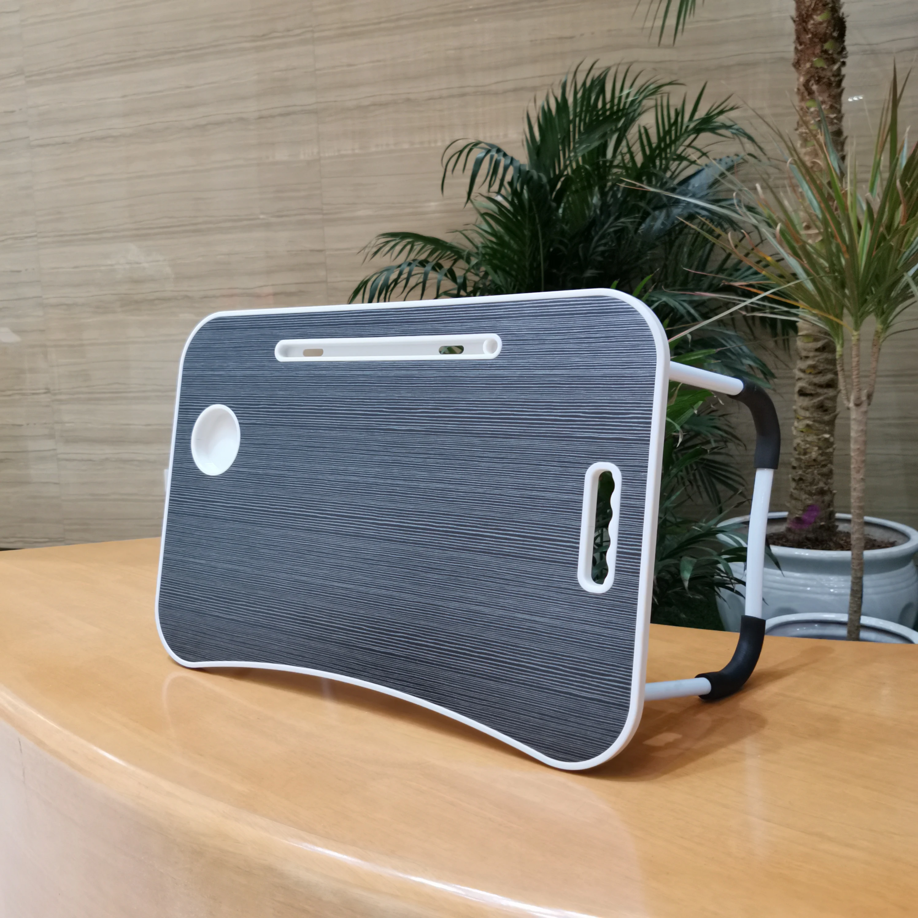 Student Writing and Studying Desk Portable Handy Desk Foldable Notebook Desk Wholesale Bamboo Laptop Table