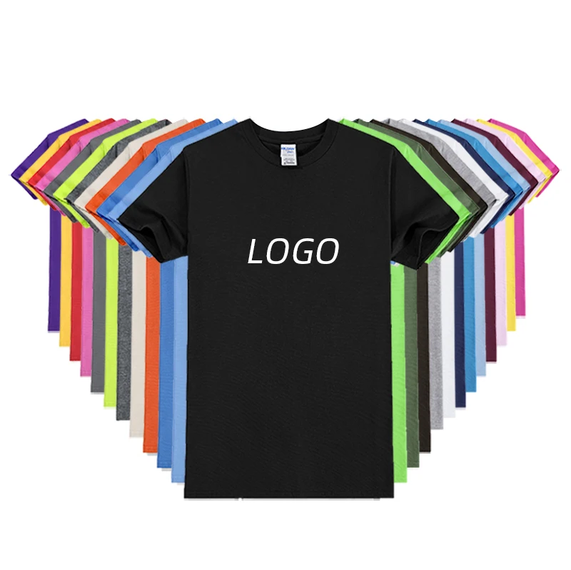 Wholesale China High Quality Blank Cotton Short Sleeve Plain Custom T Shirt