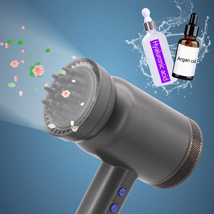 Professional Hair Dryer  2022 Newest Hair Dryer Hyaluronic Acid Care  Argan Oil Essential Oil Negative Ion Hair Dryer Salon