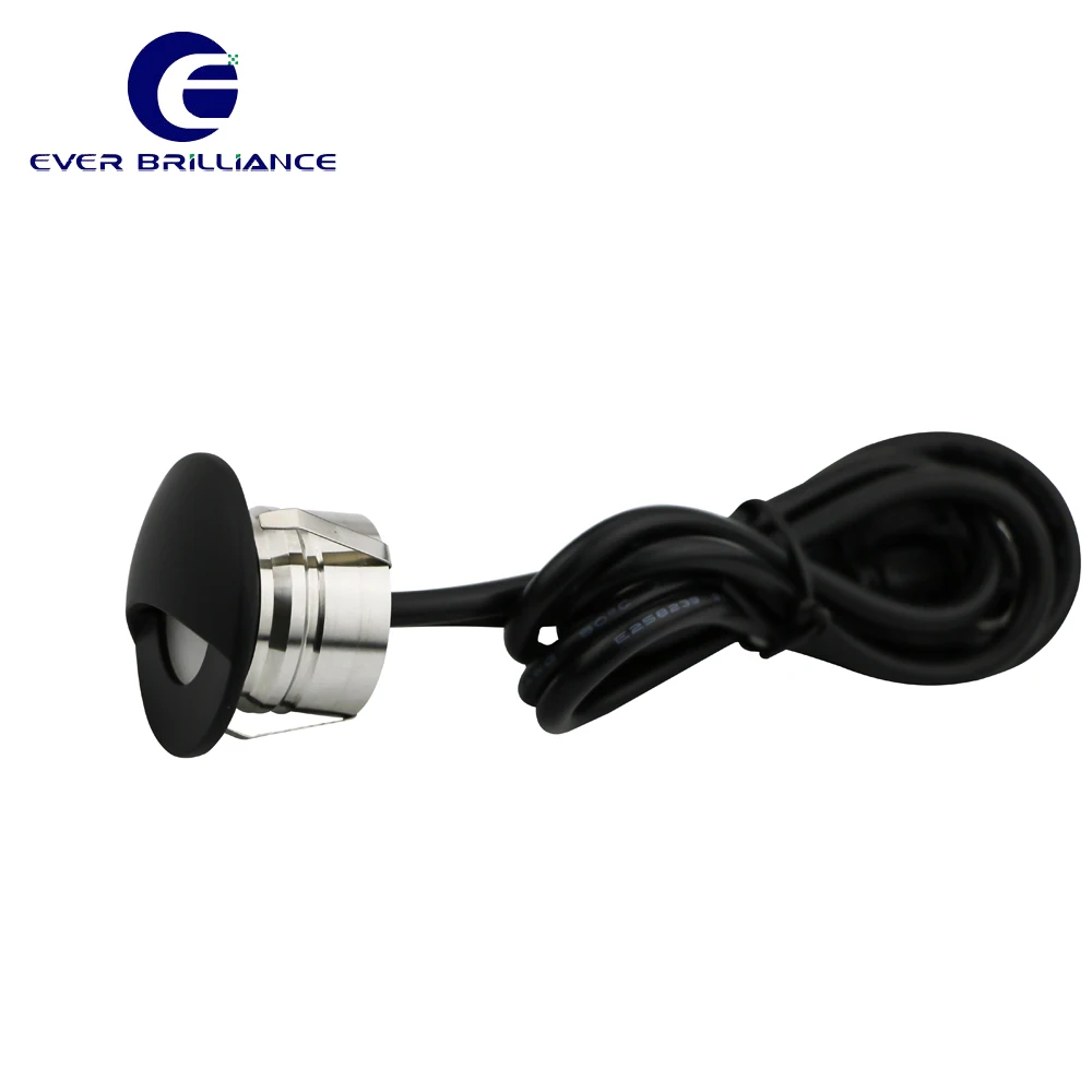 black furnish Stainless steel Low voltage stair aside IP67 led exterior outdoor light