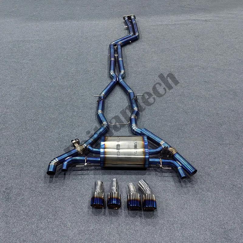 OEM клапан Catback выхлопная система для BMW X3M/X4M F97/F98 3 0 T 2019-2022 гоночный спортивный автомобиль из титанового сплава труба глушитель