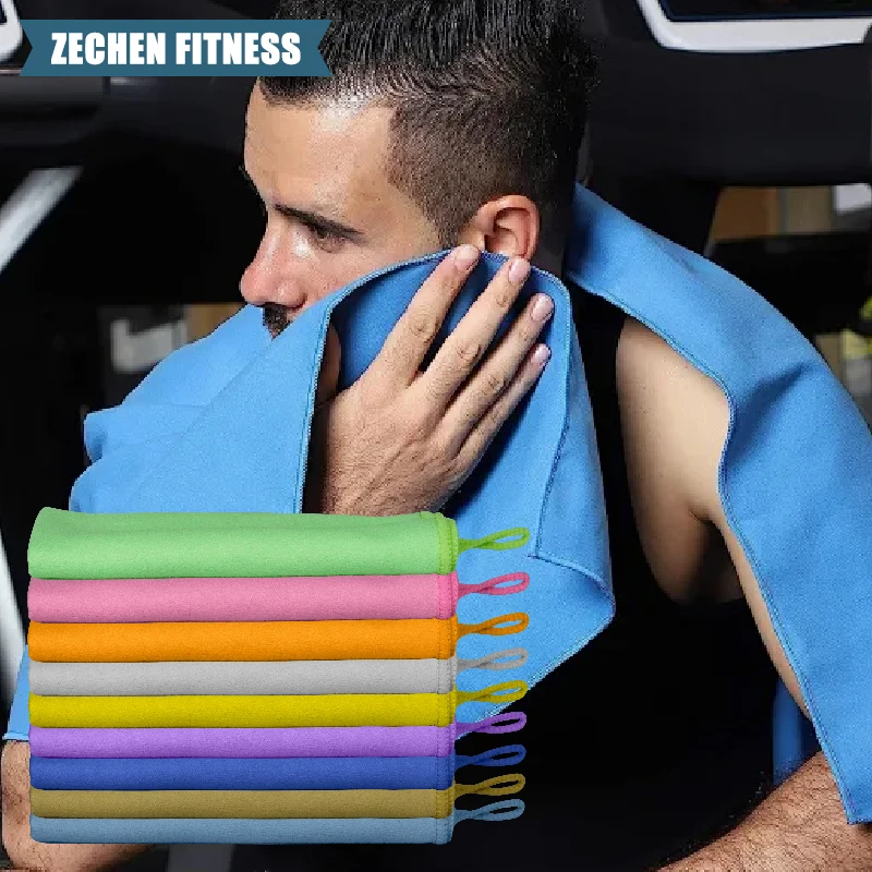 Zechen Fitness Towels, Microfiber Sports Towel for Men and Women, Lightweight Gym Towel with Super Soft and Fast-Drying