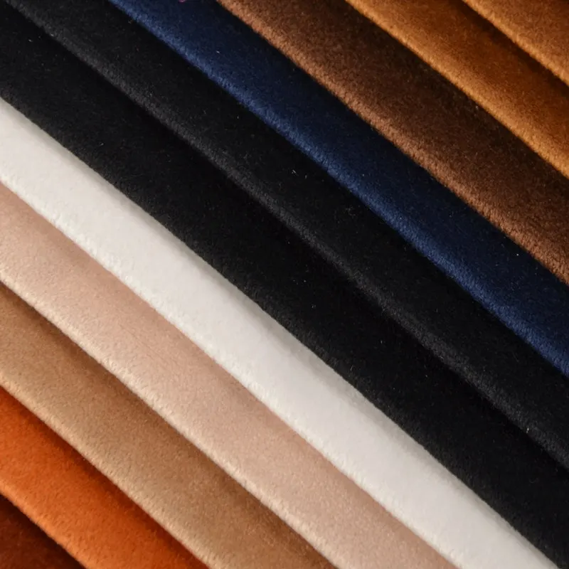 Multi Colors Home Textile 100% Polyester Italy Velvet Fabric Italian Velvet Fabric