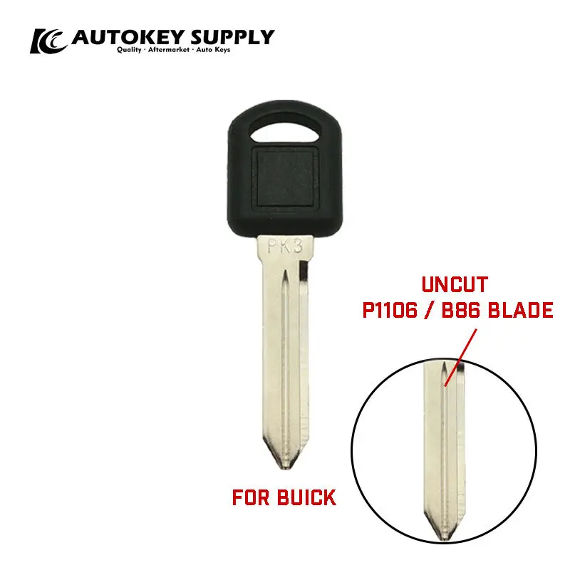 Topbest Factory Price Plastic Handle Brass Blank Secure Key Replacement Universal Transponder Car Key