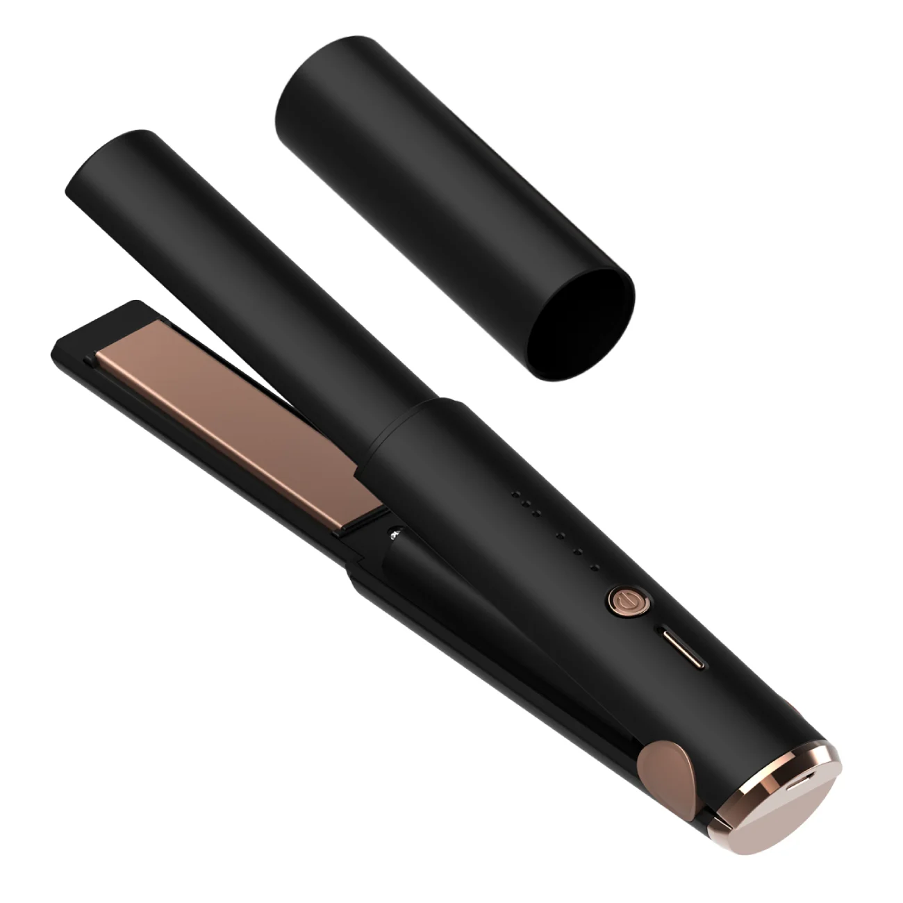 Lena 400 Degrees Ceramic Coating Electric Travel Mini USB Cordless Rechargeable Flat Iron Hair Straightener
