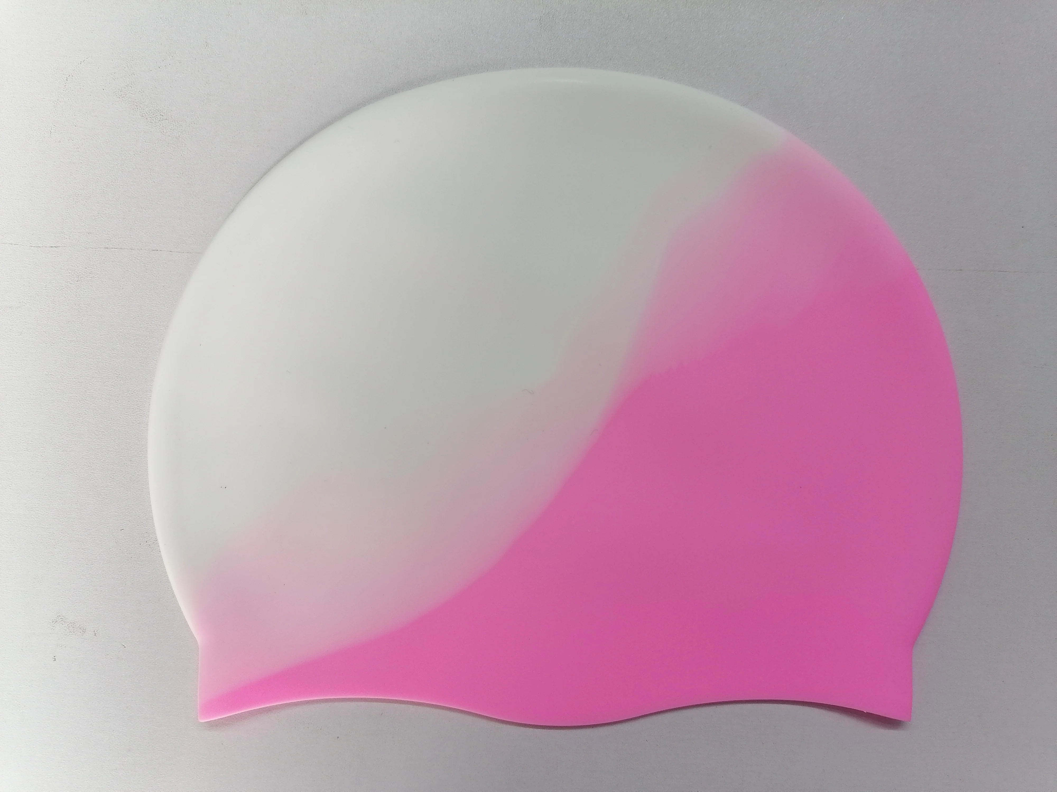 Durable Silicone Swimming Hat with Ear Protection Unisex Adults Bath Swimming Caps Extra Large Swim Cap