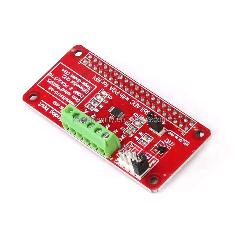 ADS1115 analog-to-digital converter ADC module with 16 bit sampling accuracy suitable for Raspberry Pi development board