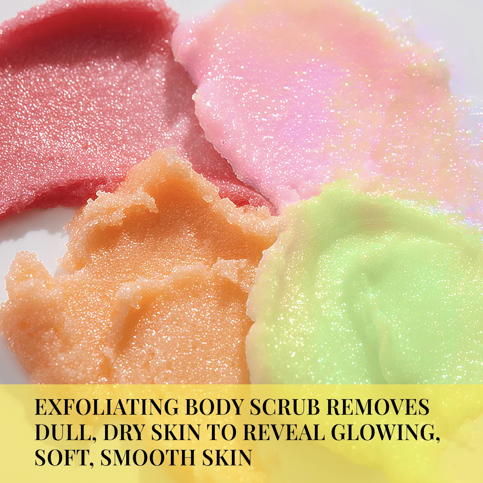 Exfoliating Whitening Body Scrub Moisturizing Turmeric Salt Body Gel Shower Scrub