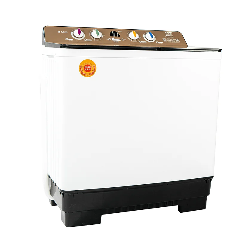 Large Capacity 25KG High Power Semi-Automatic Washing Machine Double-Cylinder Double-Layer Plastic Drum Elution Thick Blankets