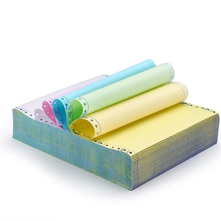 Wholesale CB CFB CF Carbonized 2ply 3ply Multi Color Customized NCR Printing Carbonless Paper Sheet