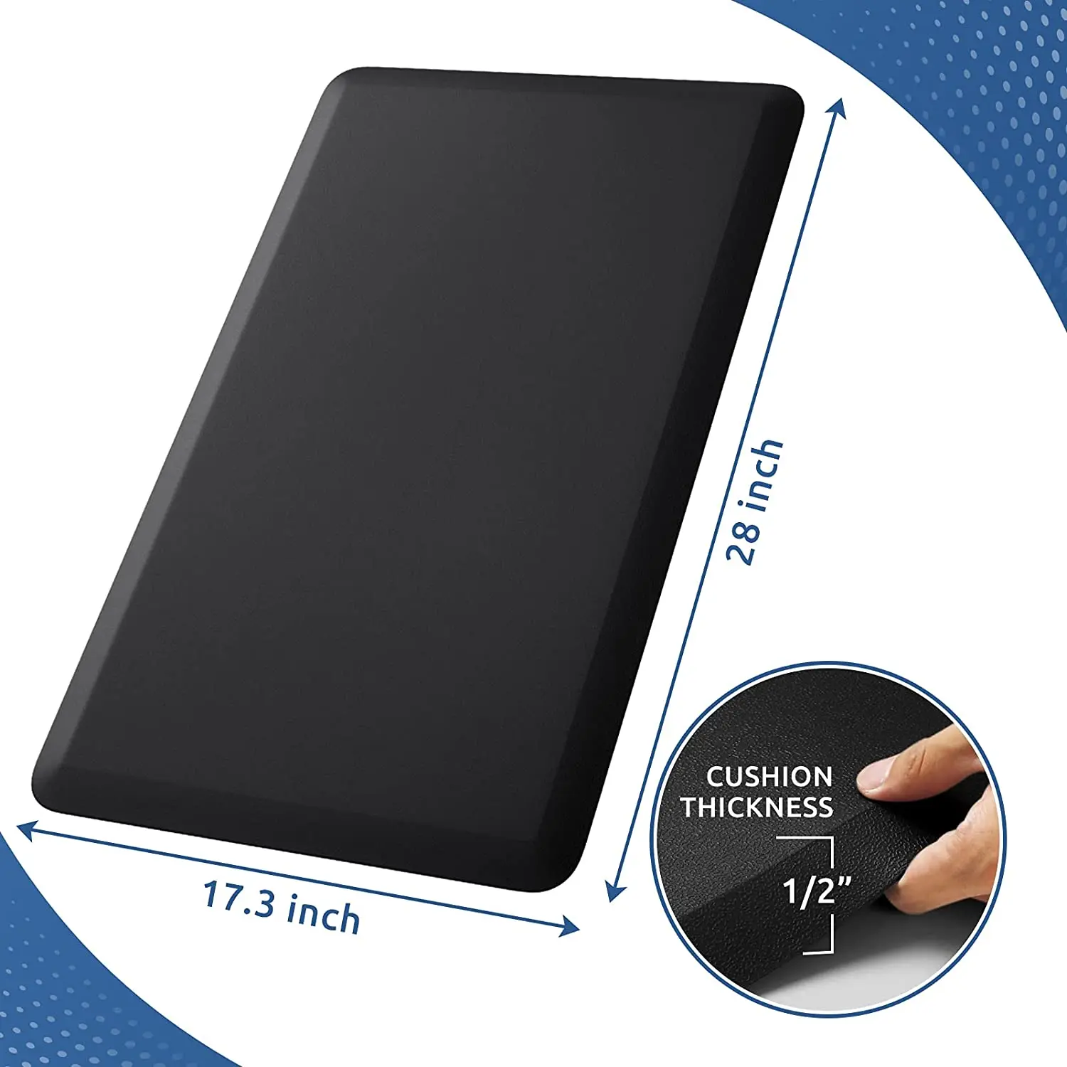 hot sale comfort anti fatigue Mat Floor Ergonomic Foam Standing Mat waterproof kitchen mats and rugs