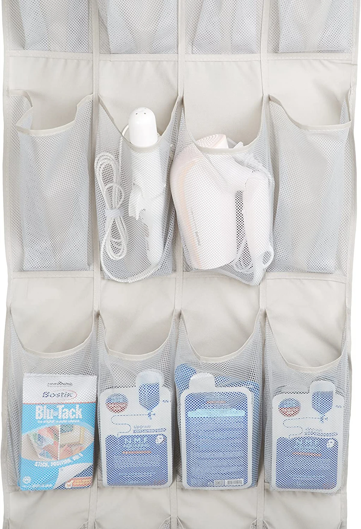 24 Breathable Pockets Over The Door Shoe Organizer Hanging Shoe Holder