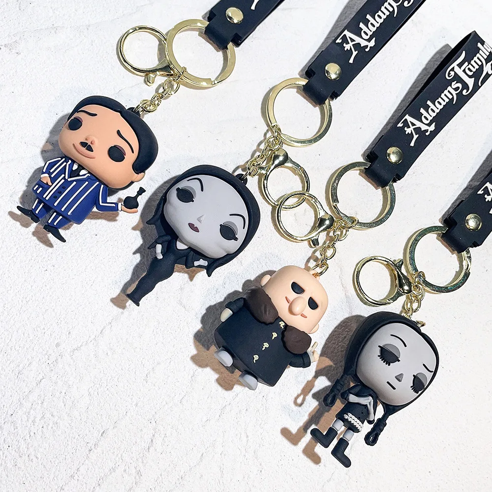 XUX Keychain Animation Cartoon Soft PVC Keychain Car & bag hanging ornament Key Ring