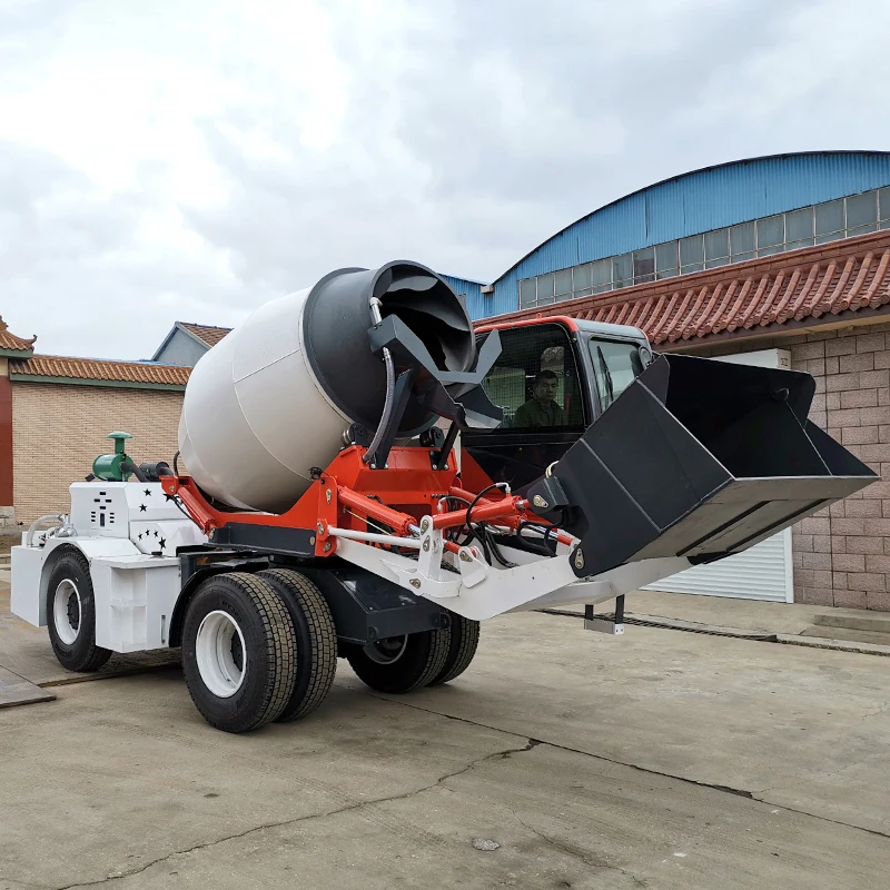 Automatic Water Self Loading Cement Mixer Truck Price Specifications With CE