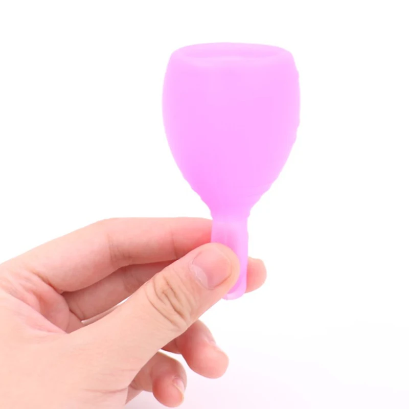 Customasable Feminine Copa Menstrual 2 Piece M Size Premium 100% Medical Grade Silicone Peesafe Valved Cup for