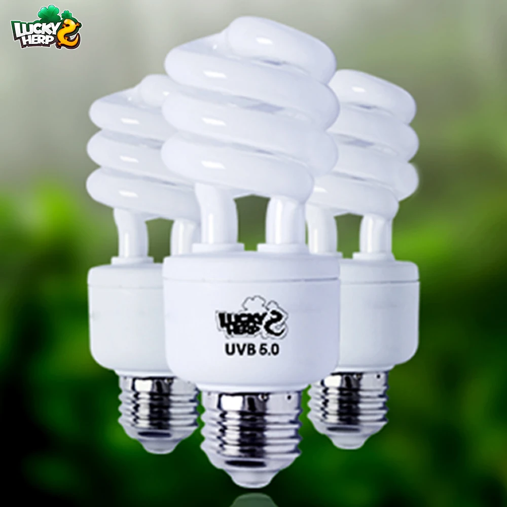 26W UVB 10.0 100 150 200 compact fluorescent uvb lamp lucky reptile uvb blub