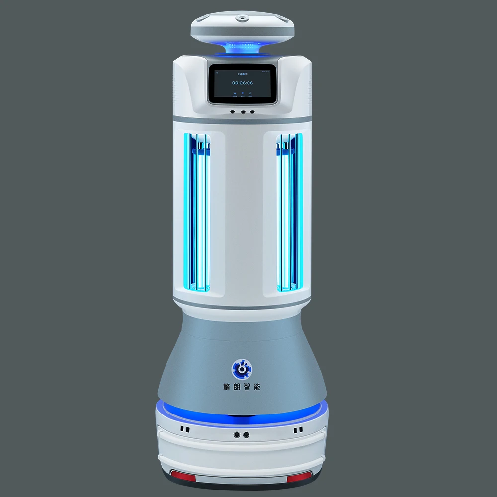  Uvc trolley disinfection robot Autonomous mobile