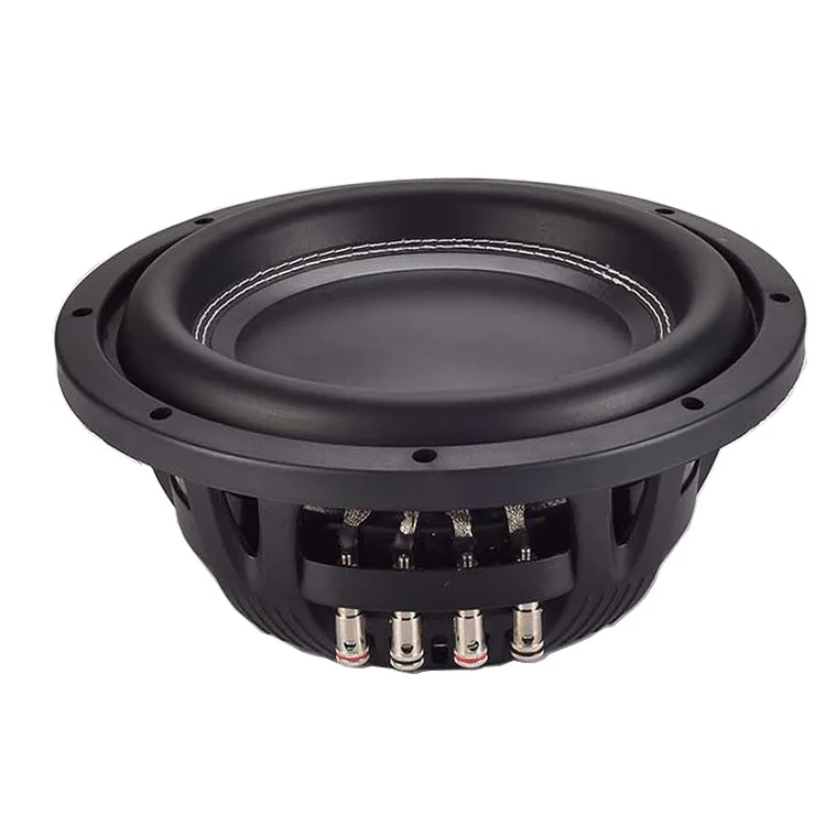 jld audio flat 10 inch speaker 350 watts power dual 2 ohm car subwoofer with non pressed pulp cone for sale