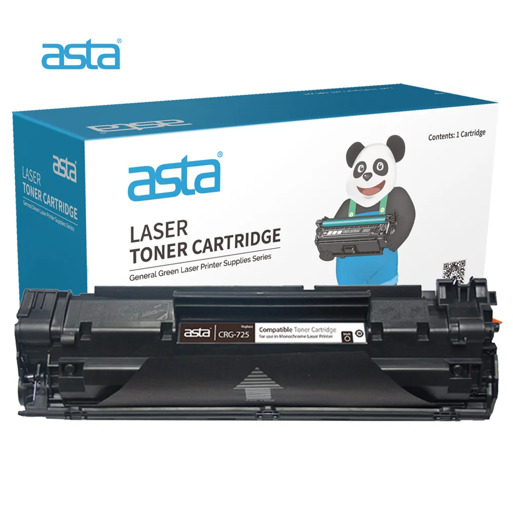 Черный тонер-картридж ASTA CRG 125 325 725 925 совместимый с Canon LBP6000 LBP6018 LBP6020 Premium China Supplier