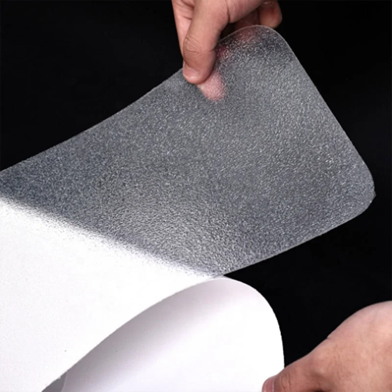 Hot Sale High Quality Frosted Textured PVC Flooring Vinyl Roll Cold Lamination Floor Films Printed Sublimation Transfer High
