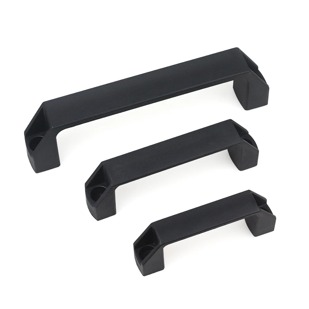Durable high-strength 180 mm Plastic Nylon door handle for Industrial T slot  aluminum extrusion profile furniture cabinet han