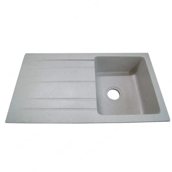 Single Undermount Acrylic Rectangular Vessel Wash Basin Kichen Sink