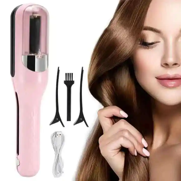 Electric Automatic Split End Trimmer All Hair Types Frizzy Dry Damaged Colored Broken Curly Straight Bleached Hair-for RV Use