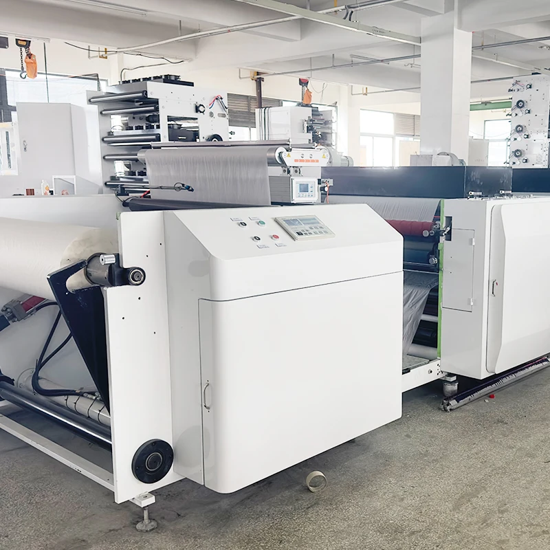 4+4 Color Servo Motor PP Woven Bag Flexo Printing Machine