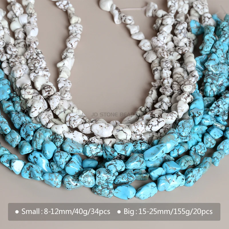 Loose Stone High Quality Beautiful DIY Natural Gemstone Natural Blue Turquoise Rough Stone wholesale for New Year jewelry