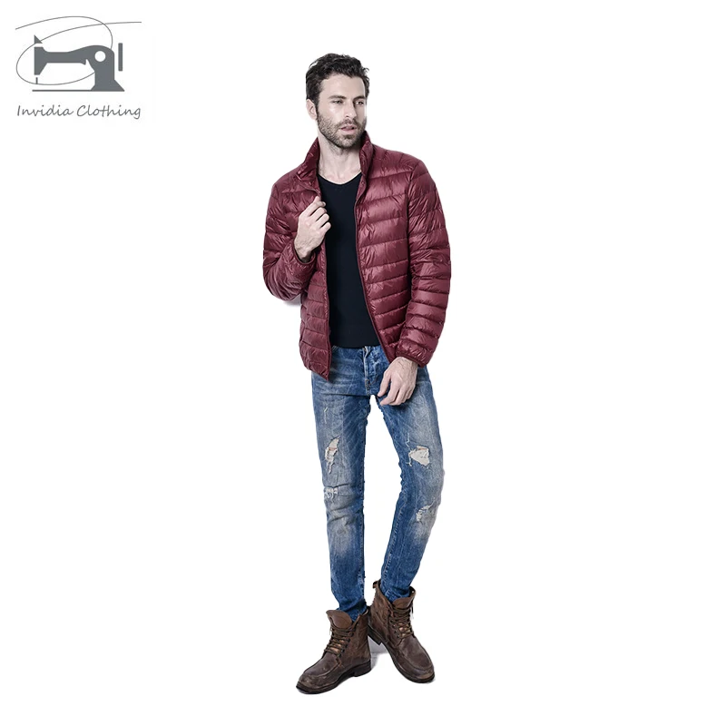 
Beautiful design best mens white duck down fashion filled jacket 