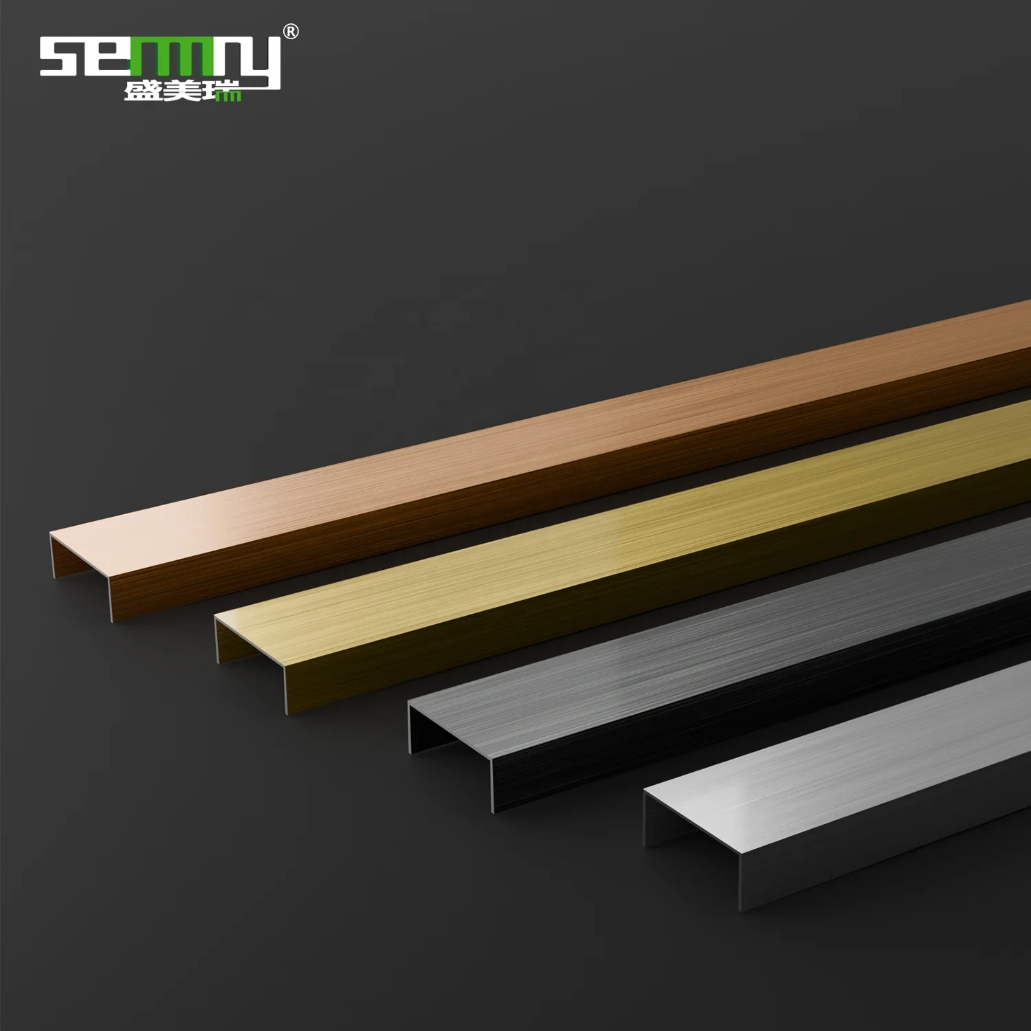 Hot Selling Stainless Steel Tile Edging Profiles for Building Wall Edges Decoration U Shape Mirror Polished Tile Decorative Trim