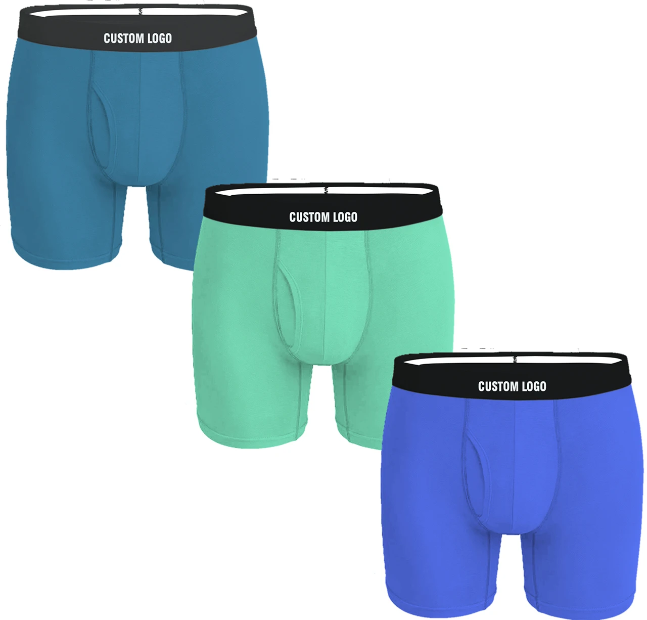 Popular men latest cotton wear boxer briefs customized design