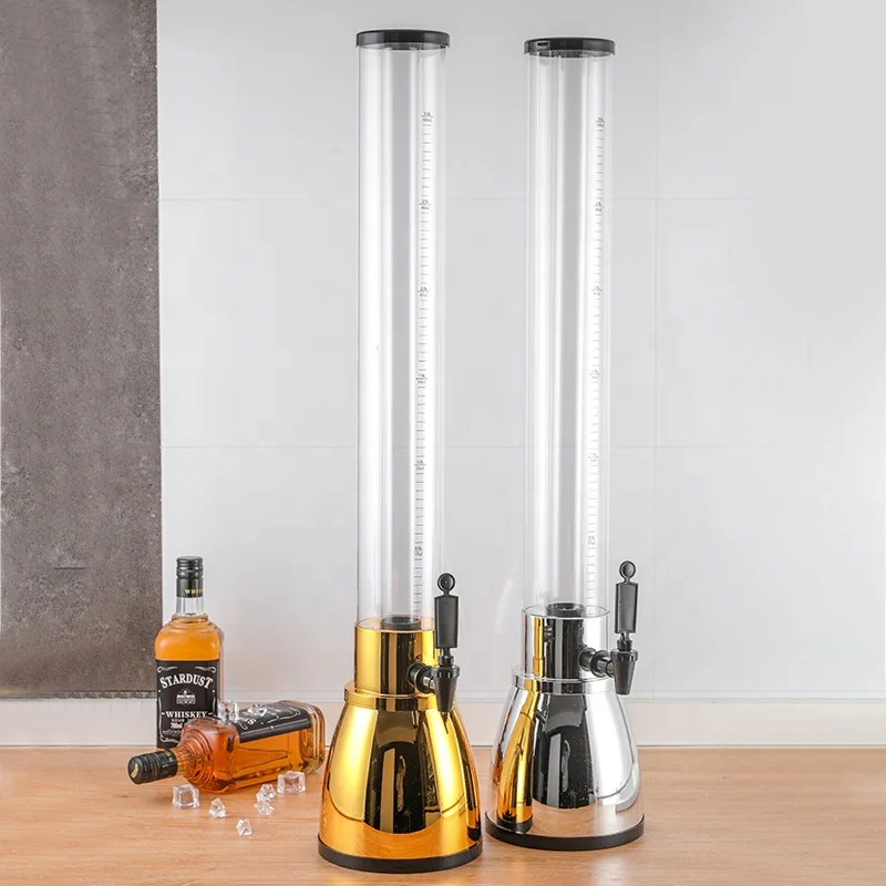 Wholesale Customized Logo 1.5/3l Beer Tower Beverage Juice Chilled Beer Dispenser