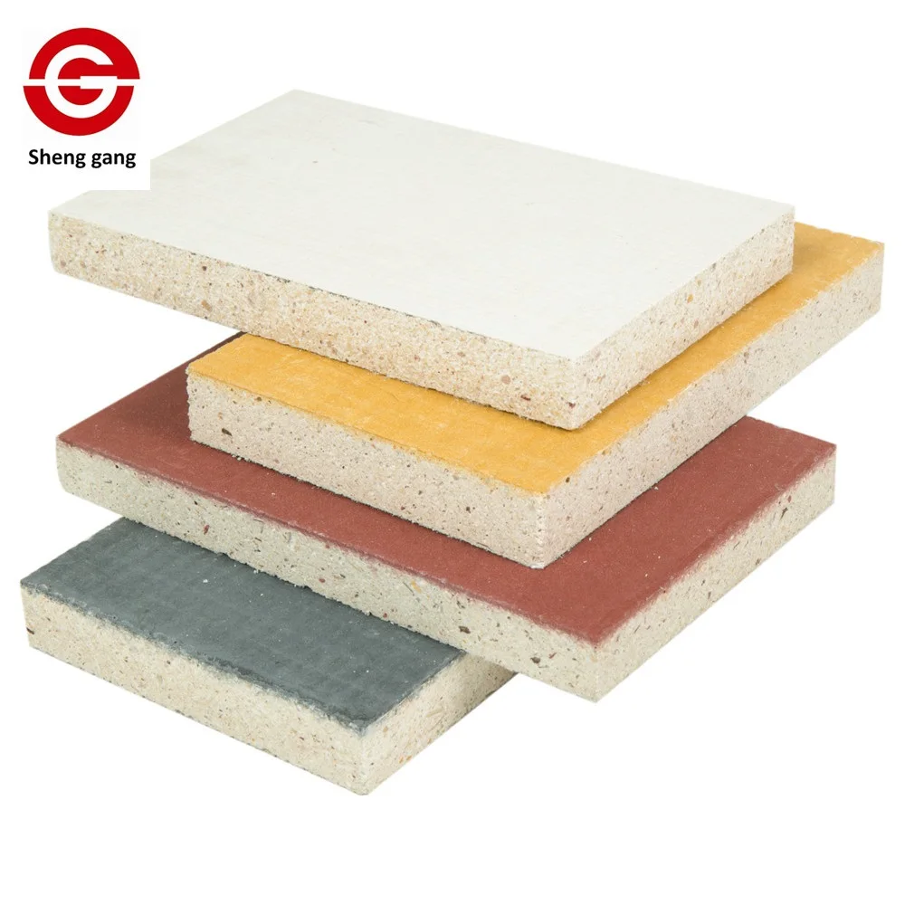 Soundproof Magnesium Plate Fibre Glass Isolation Plates Interior Decoration Mgo Board 8mm Fireproof Material