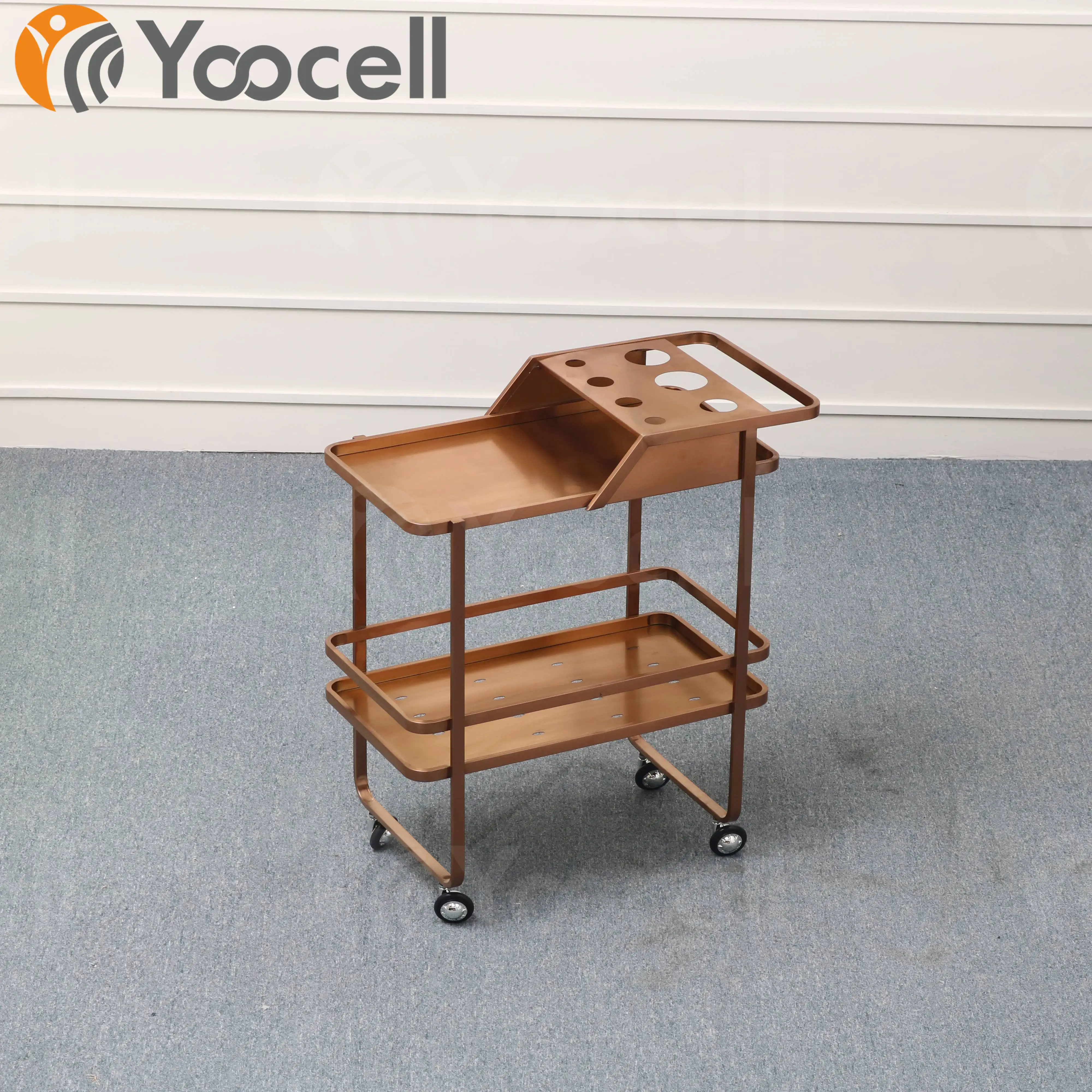 Шкаф для инструментов Yoocell из нержавеющей стали с покрытием из розового золота