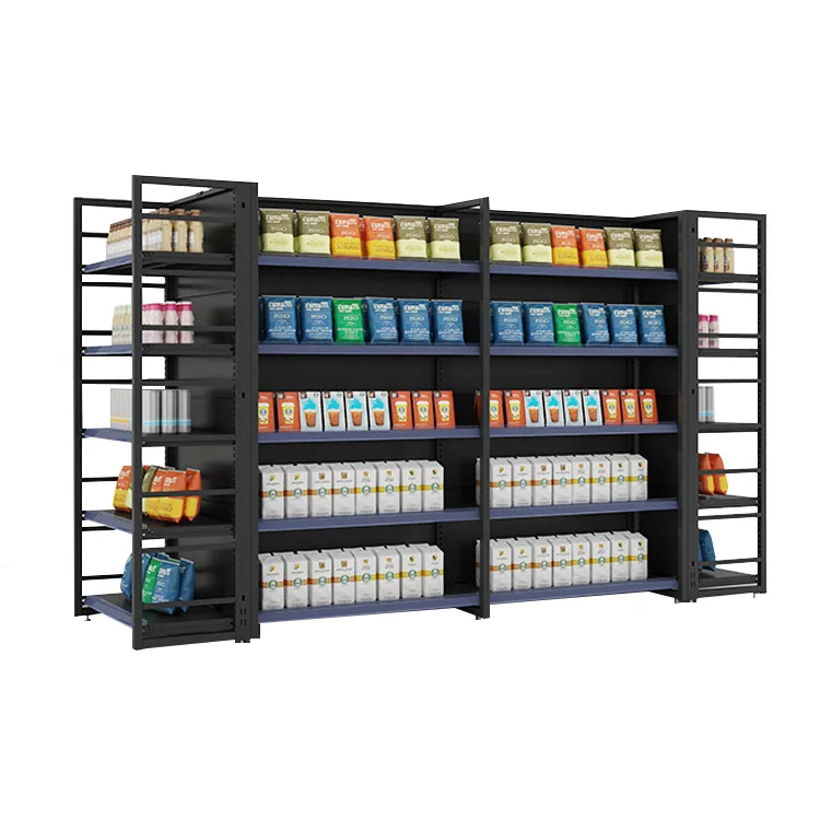 Grocery Store Shop Display Shelving Gondola Supermarket Shelving Metal Rack Shelf Supermarket Gondola Shelf