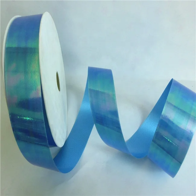 polypropylene iridescent rainbow plastic ribbon rolls