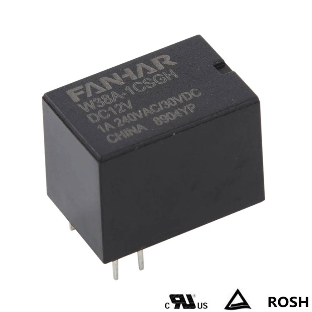 
Golden Plate Material Signal Relay with TUV Certification for Power Control 