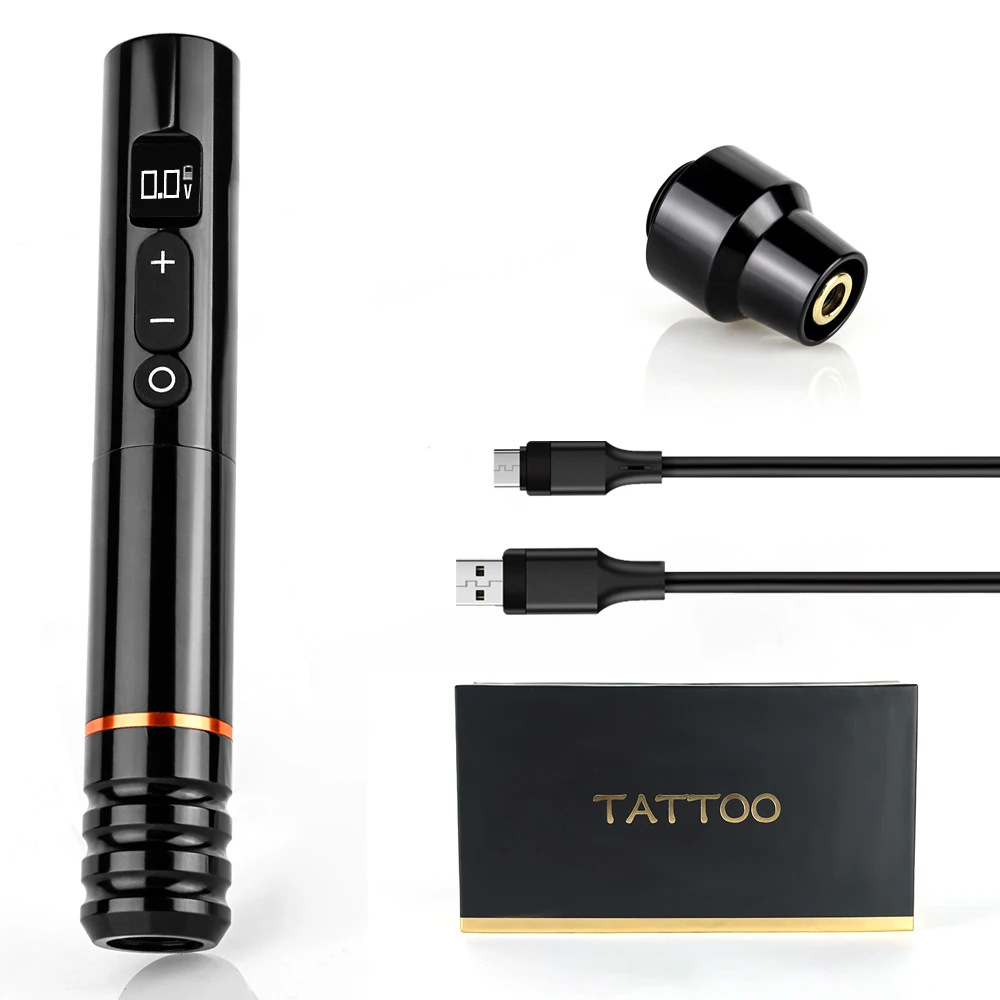 2022 hot sale Newest Tattoo Wireless Machine Tattoo Machine Gun with Rechargeable Power With Universal Tattoo Cartridge Needles