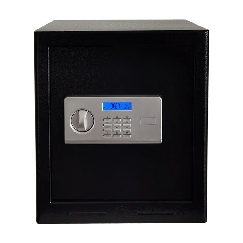 Домашний офис цифровой замок ЖК-дисплей отпечаток пальца Сейф для денег