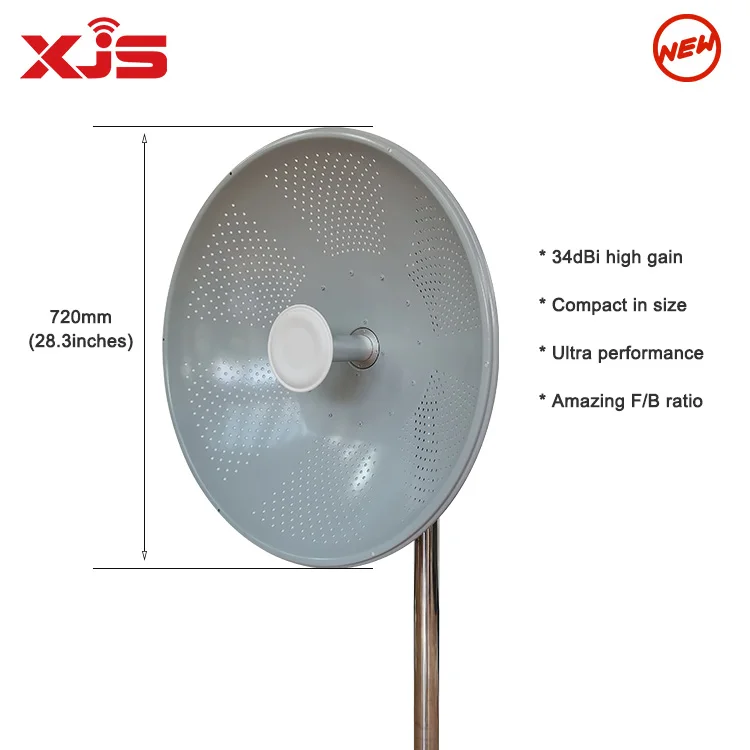 New arrival 34dBi high gain antenna 34 dBi MIMO dish parabolic for ubnt Rocket M5 mimosa