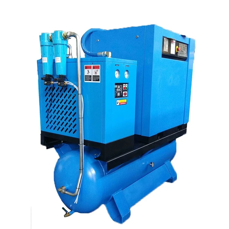 Mikovs Compressor Combined Mounted With Screw Air Compressor Air Tank Air Dryer Fine Filter In Hot Selling