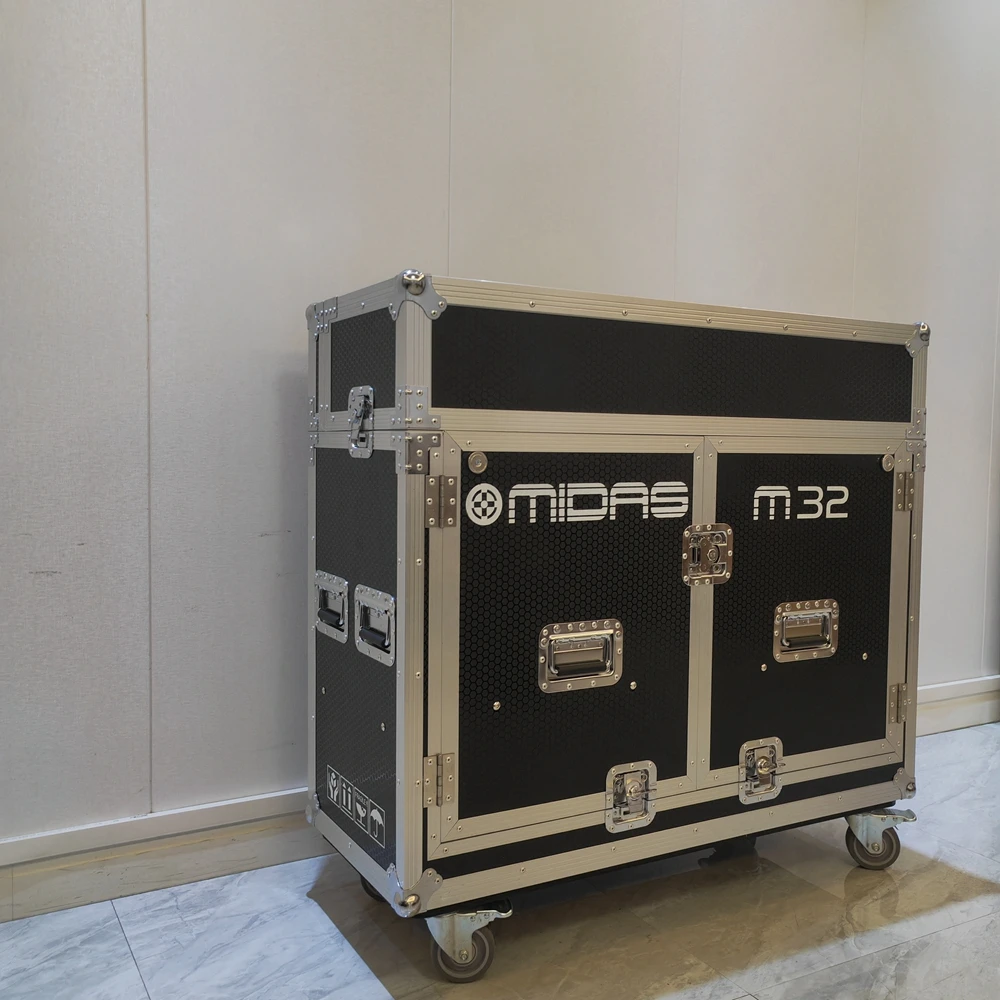 Поворотный четырехсторонний Открытый Чехол для dj Bass flight Speaker 2 в 1 audio midas m32 road case аудио аренды