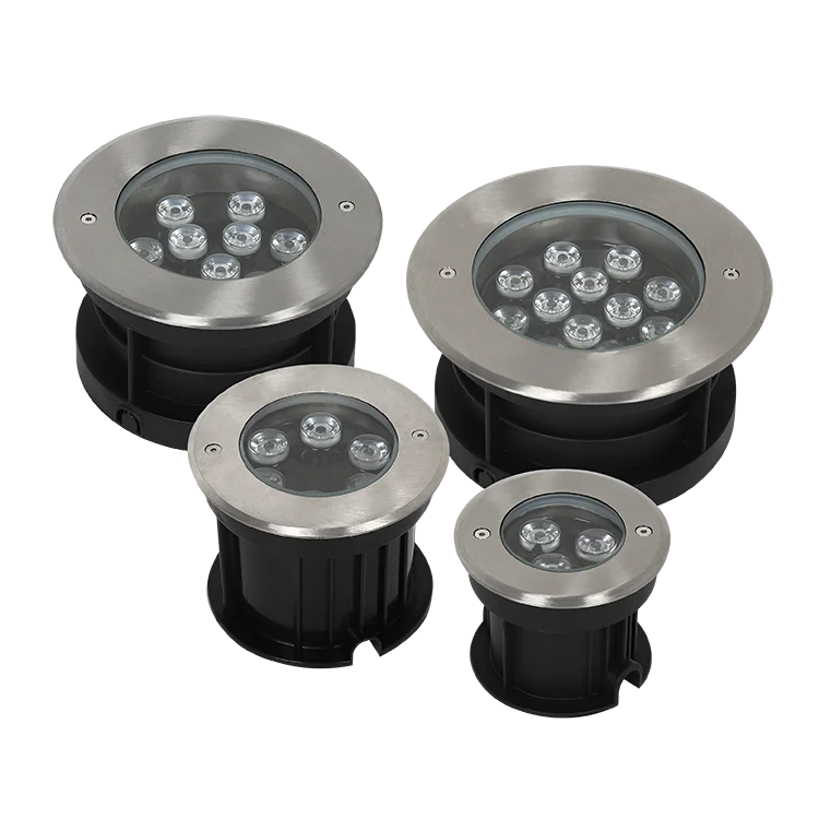 LED buried lights 24V embedded RGB color pool underwater lights 3W 5W 6W 9W 12W 15W 18W 24W underwater lamps fountain lights